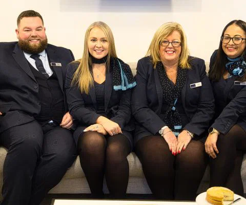 L-R: ArrangeMY Escape’s Ryan Sowney, Bethany Brandwood, Judith Clarke and Jennifer Lynch