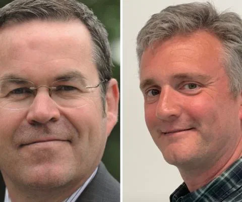 (L-R) Chris Simmons and Ewan Moore