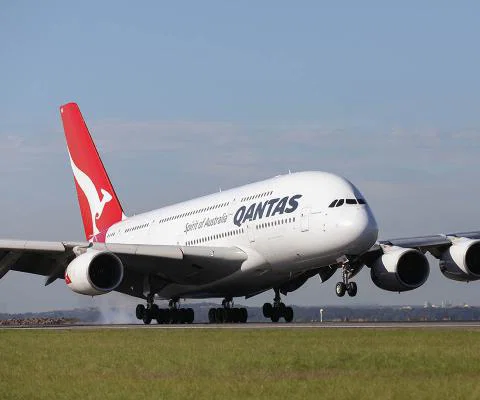 Qantas is having to reschedule a Sydney flight at Heathrow's request