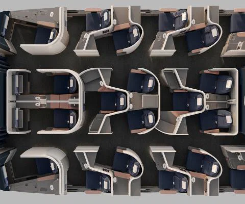 Lufthansa's new multi-choice business class seats