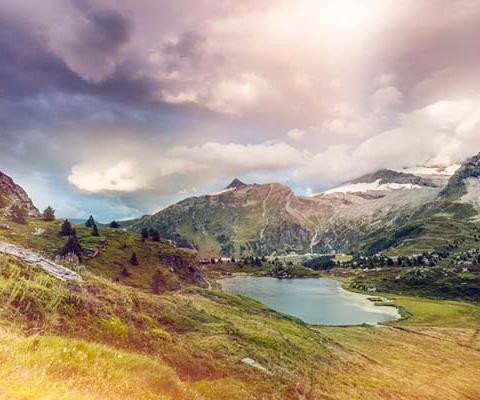 The view on the Simplon Pass. Visitors can soak up the spectacular scenery in the Valais region during the summer and autumn (Credit: ©Valais/Wallis Promotion - Christian Pfammattter)