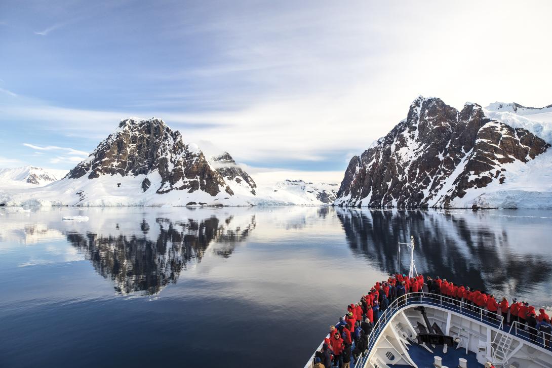 Silversea sails to more than 900 destinations, including both polar regions A Silversea sailing to Antarctica