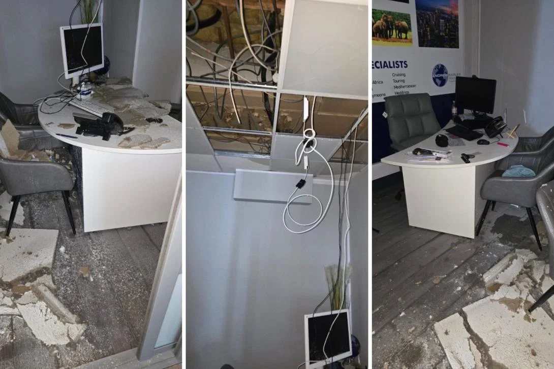 The premises was badly flooded in September