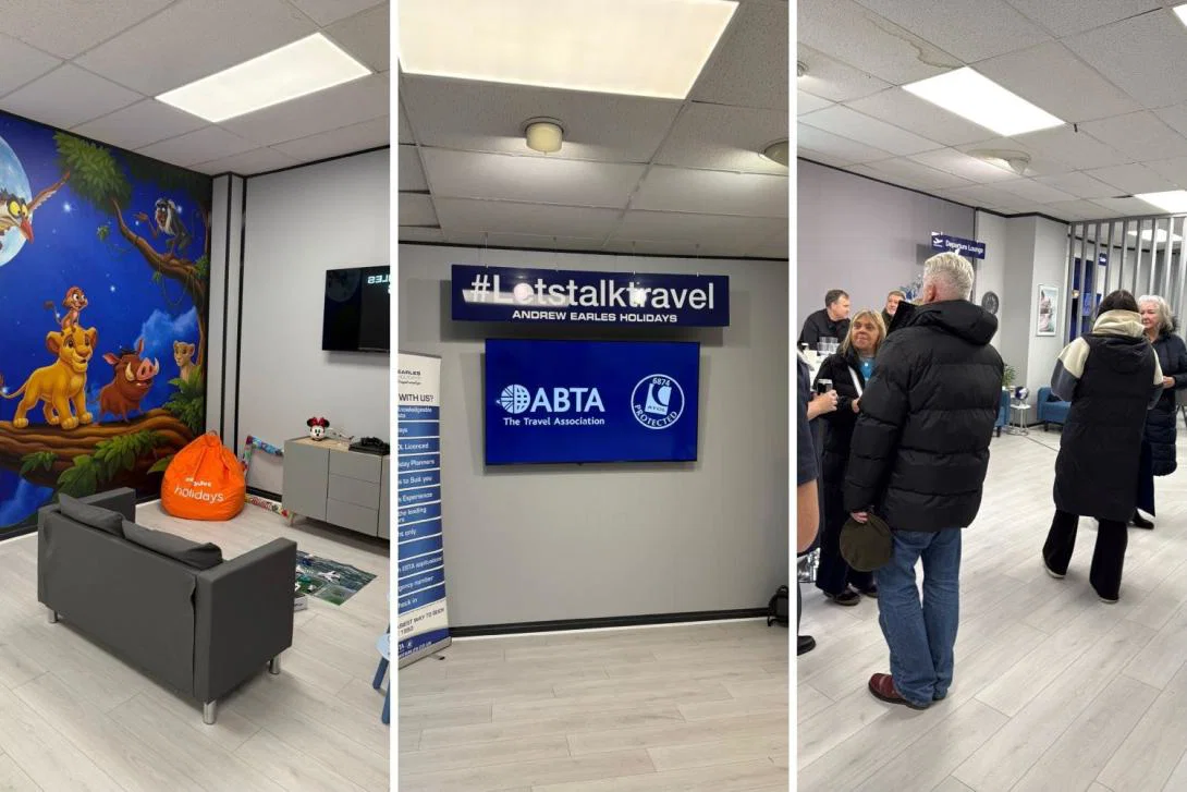 A big feature of the new shop is the Let's Talk Travel space for tourist boards, suppliers and cruise lines