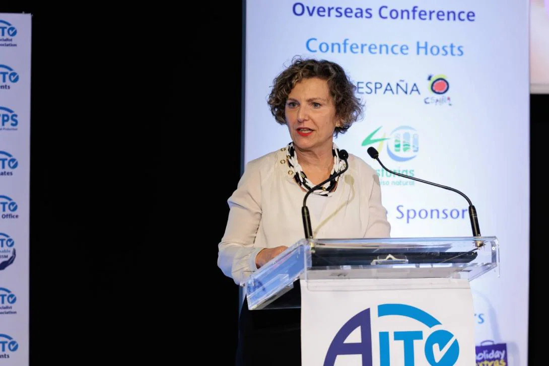Alessandra LoTufo Alonso speaking at this year's Aito conference Alessandra LoTufo Alonso speaking at this year's Aito conference
