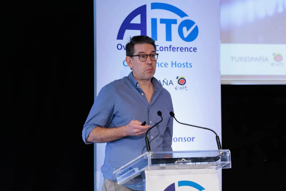 Martin Alcock speaking at the 2025 Aito conference Martin Alcock speaking at the 2025 Aito conference