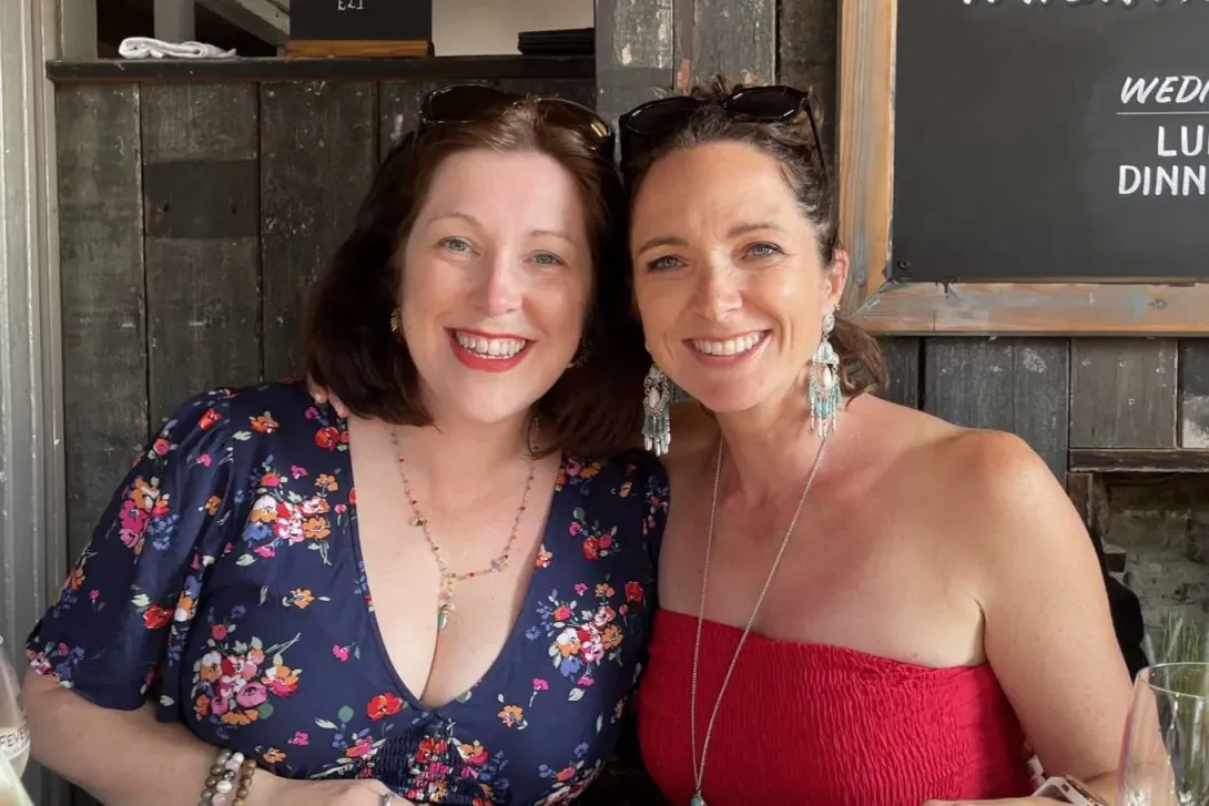 Jo O'Connell (right) will be joined by her sister Lisa for the challenge