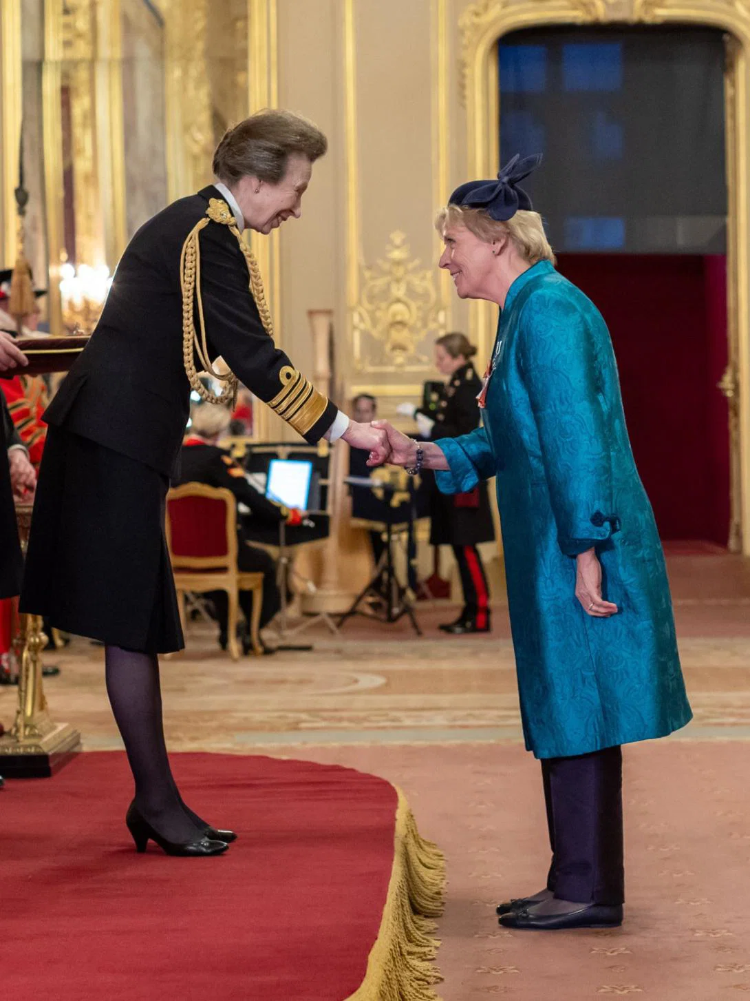 Rzymowska received her accolade from Princess Anne