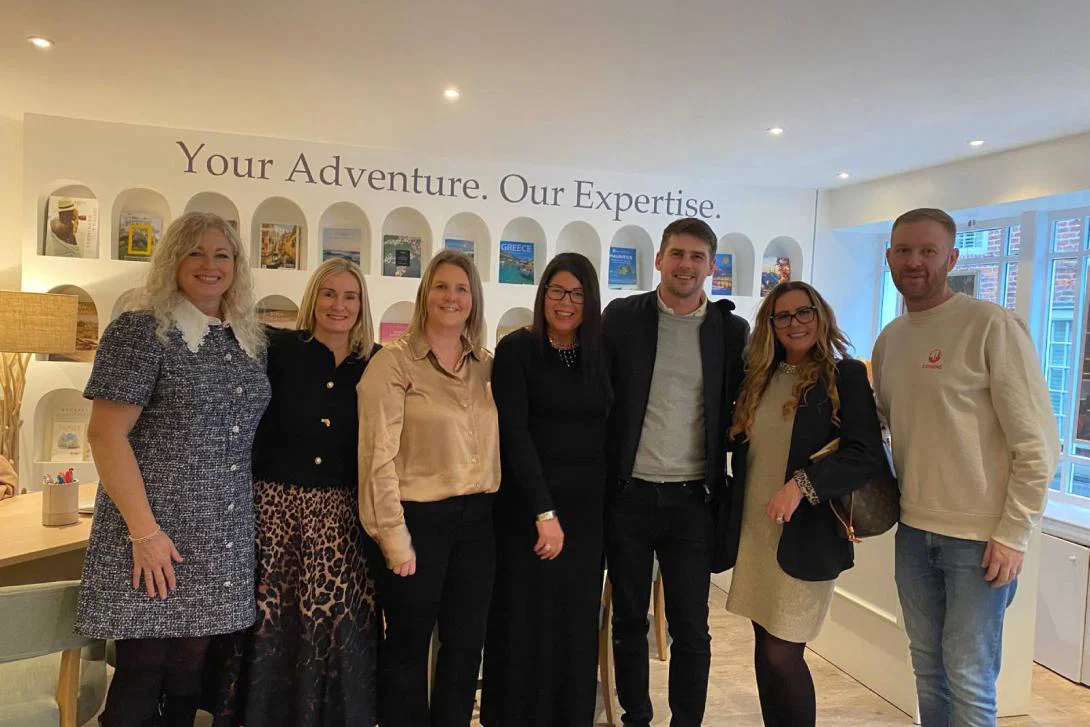 Group of travel suppliers at Ashdown Travel's launch in Knutsford Group of travel suppliers at Ashdown Travel's launch in Knutsford