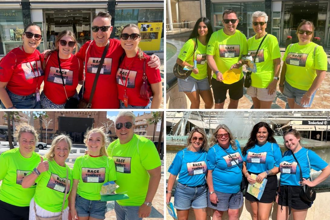 Race Across Tenerife was a hit with the team