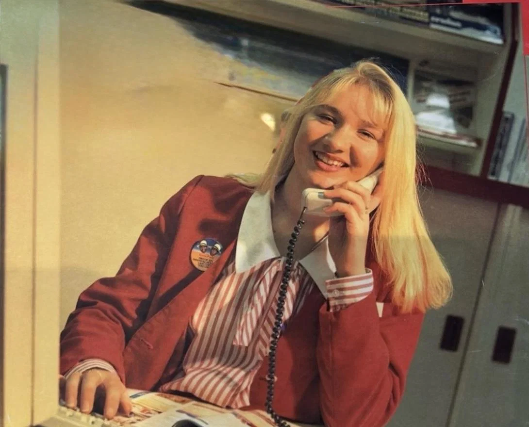 Kirsty Frith as an apprentice