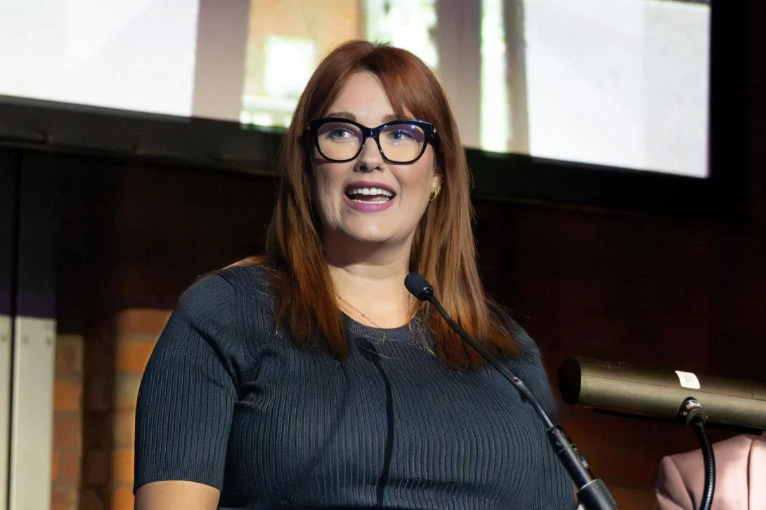 Lauren King introduced her grief support network Bebe's Hive