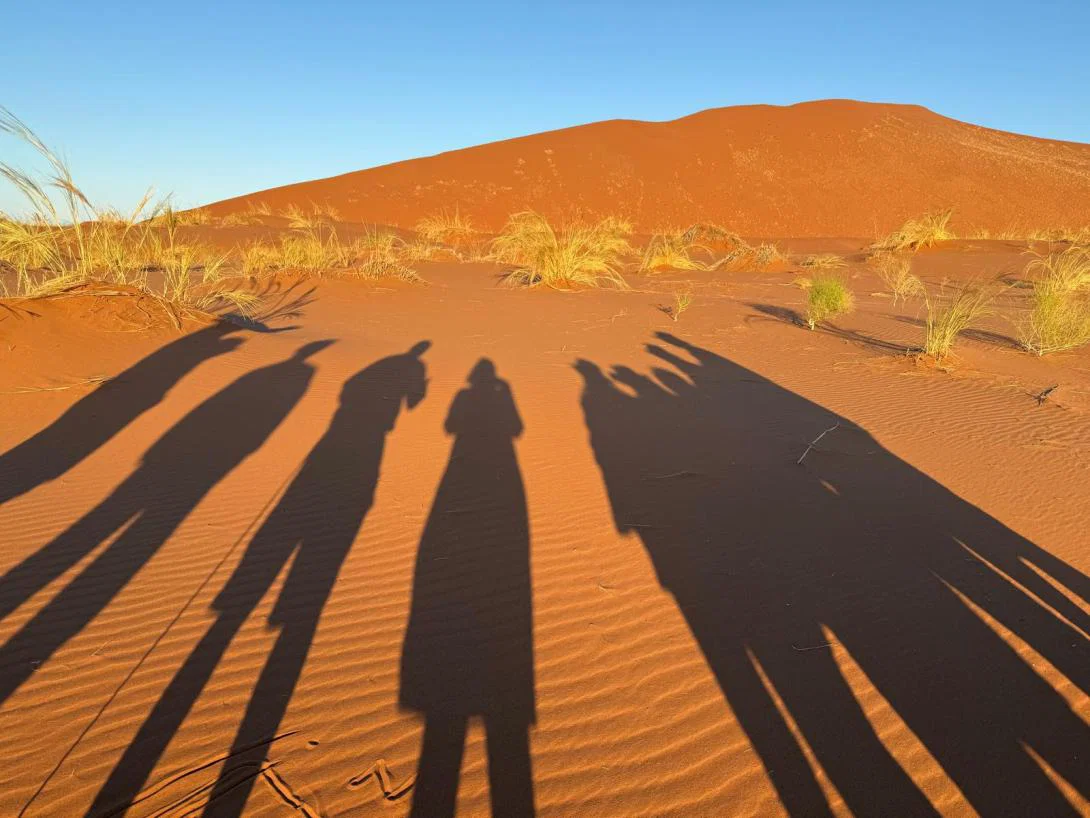 Namibia desert shadows