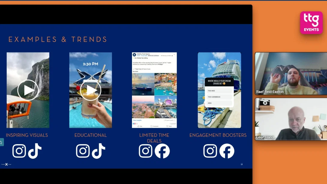 Credit: TTG Media / Celebrity Screenshot of social media examples