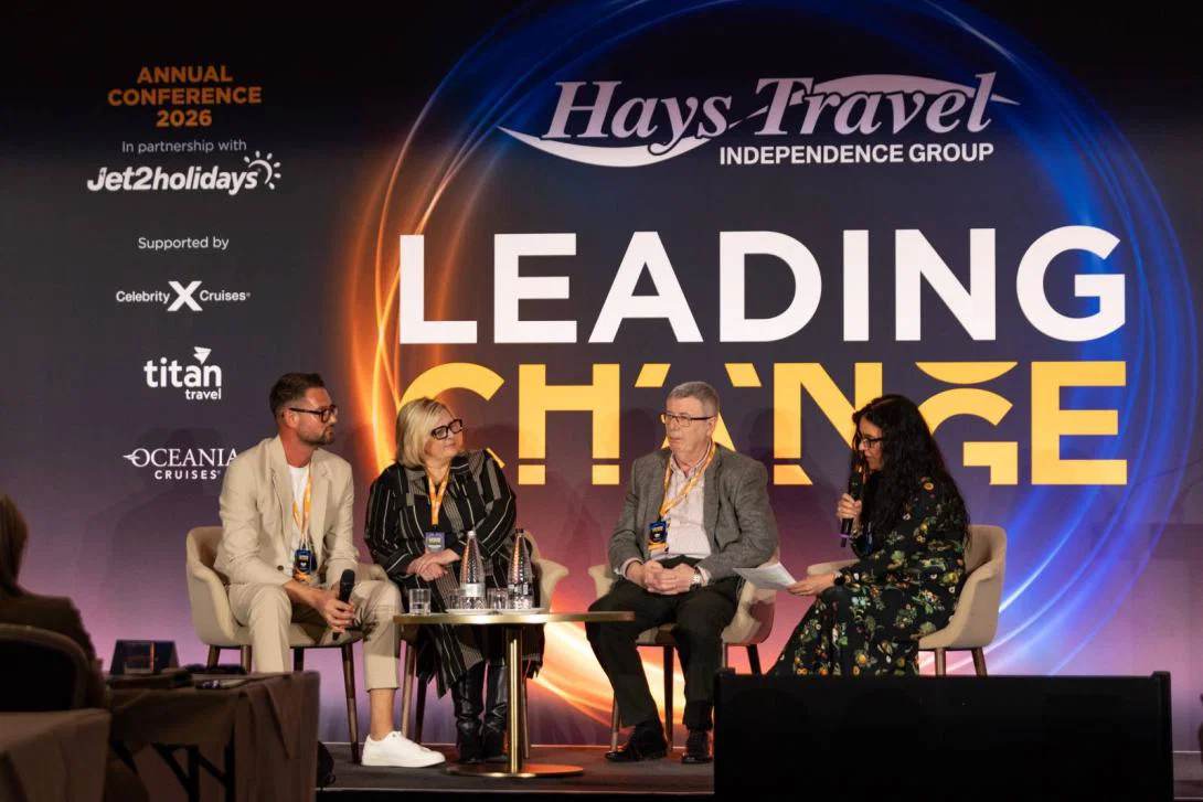 Agent panel at 2026 Hays Travel Independence Group conference Agent panel at 2026 Hays Travel Independence Group conference