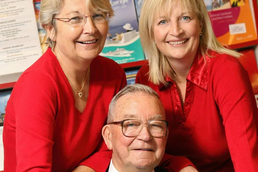 Cheryl, Marolyn and Joe Langdell from Lancing Travel Cheryl, Marolyn and Joe Langdell from Lancing Travel