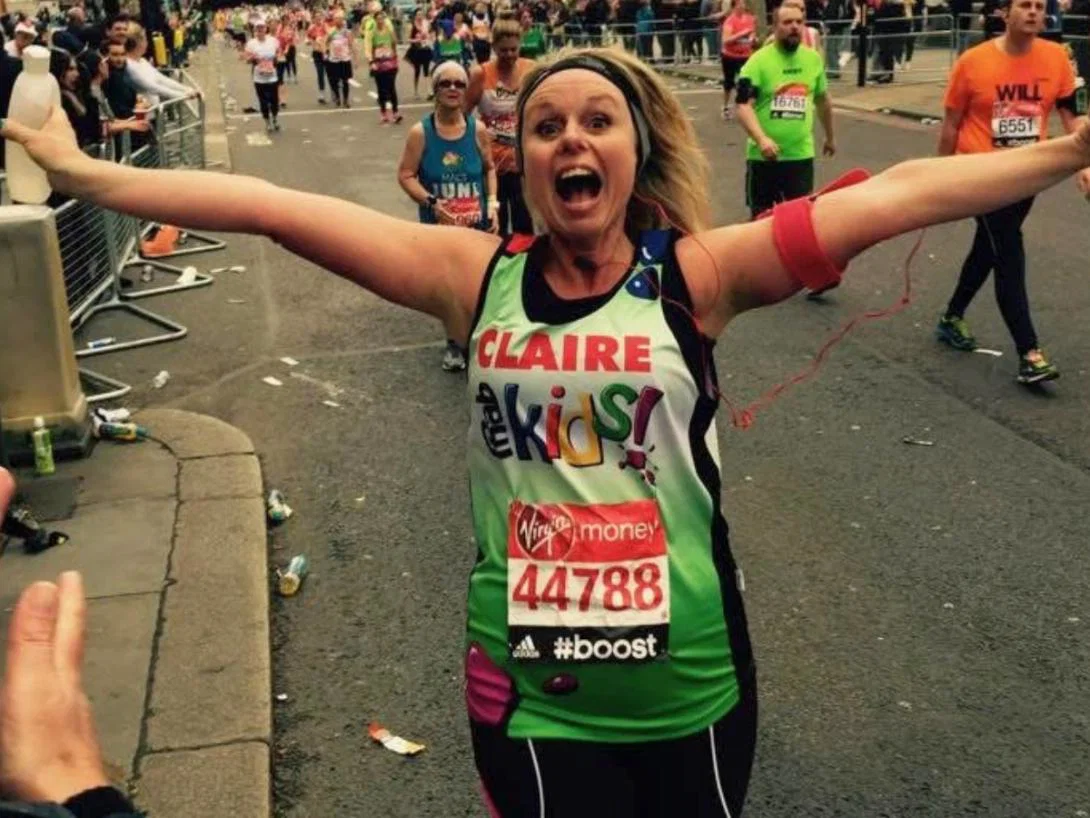 Travel Counsellor Claire Bottone running the 2015 London Marathon Claire Bottone running the London Marathon