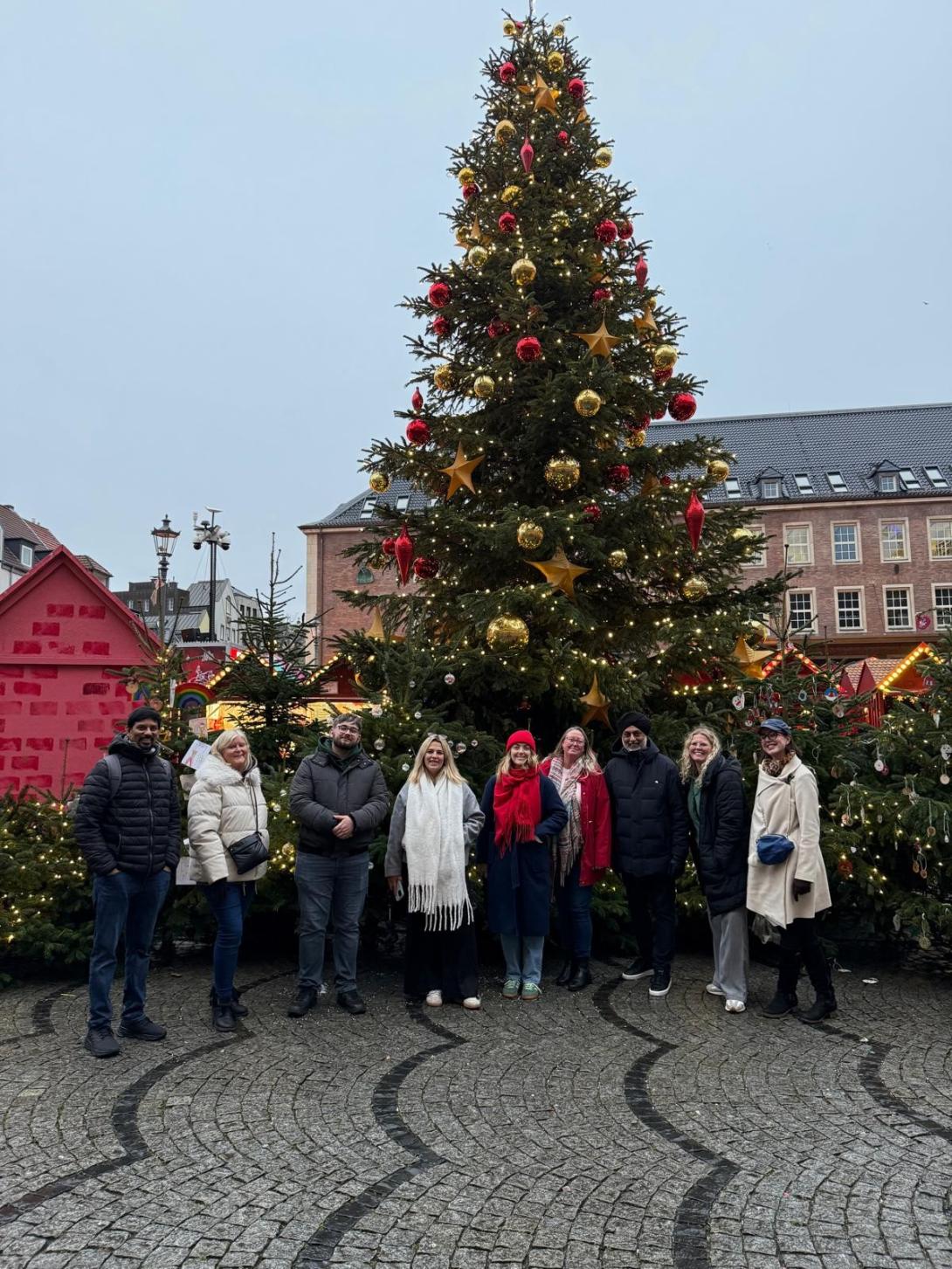 Agents enjoyed exploring Dusseldorf's christmas markets on a fam with Eurowings and MAN