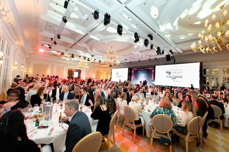 TTG Luxury Travel Awards 2025 ballroom