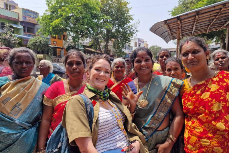 Not Just Travel's Jo O'Connell in India Not Just Travel's Jo O'Connell in India