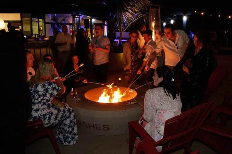 Marshmallows on the fire, Huntington Beach