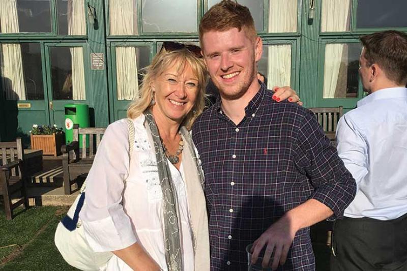Just a Drop founder Fiona Jeffery and TTG’s Tom Parry