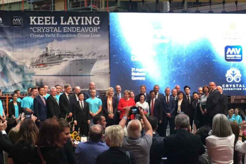 Merkel: Endeavour 'bodes well' for German shipbuilding