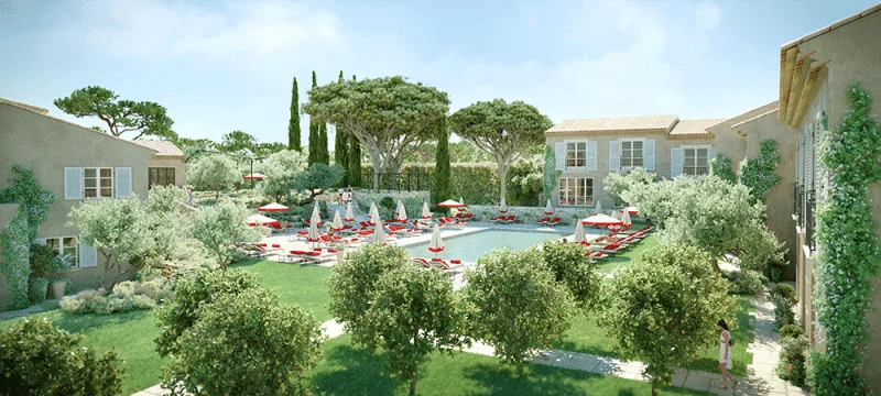 St Tropez scene