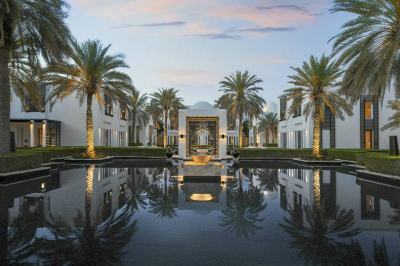 Five nights at The Chedi Muscat is priced from £4,055pp