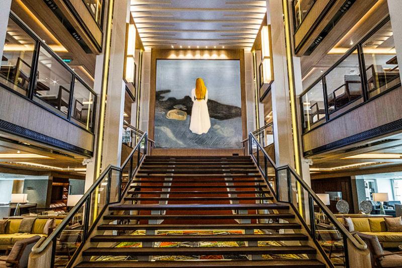 Munch's works feature on many of Viking's ships