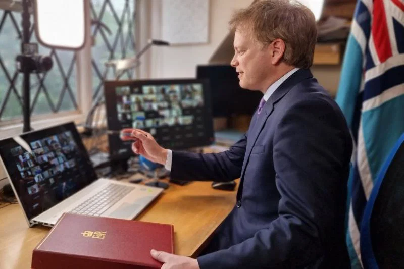 Grant Shapps was the UK's transport secretary during the Covid-19 pandemic (Credit: @GrantShapps / Twitter)