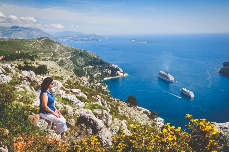 Given travel's turbulent times, the Mediterranean is viewed as "a safe bet" by cruise customers