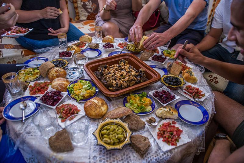 Clients will have plenty of opportunities to sample local cuisine in Morocco