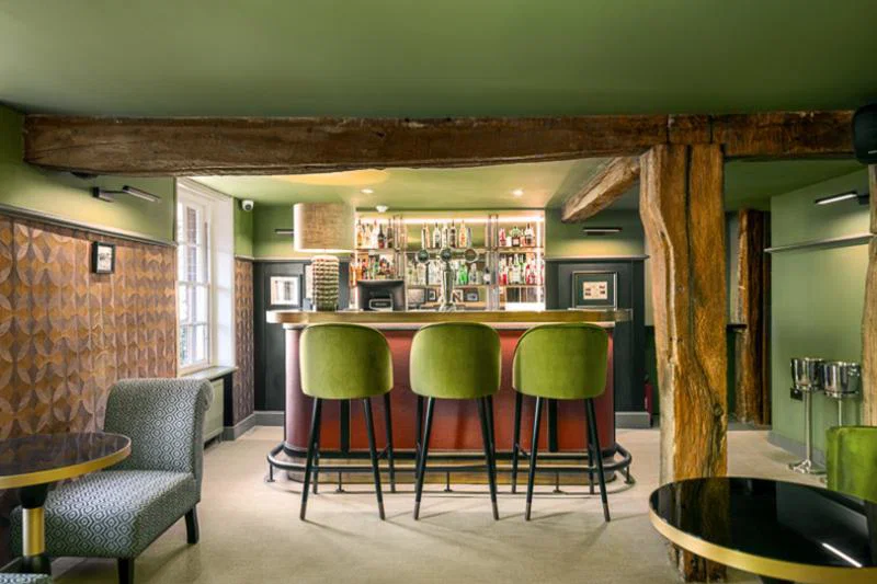 The hotel's Quarterdeck Bar sits in the oldest part of the hotel