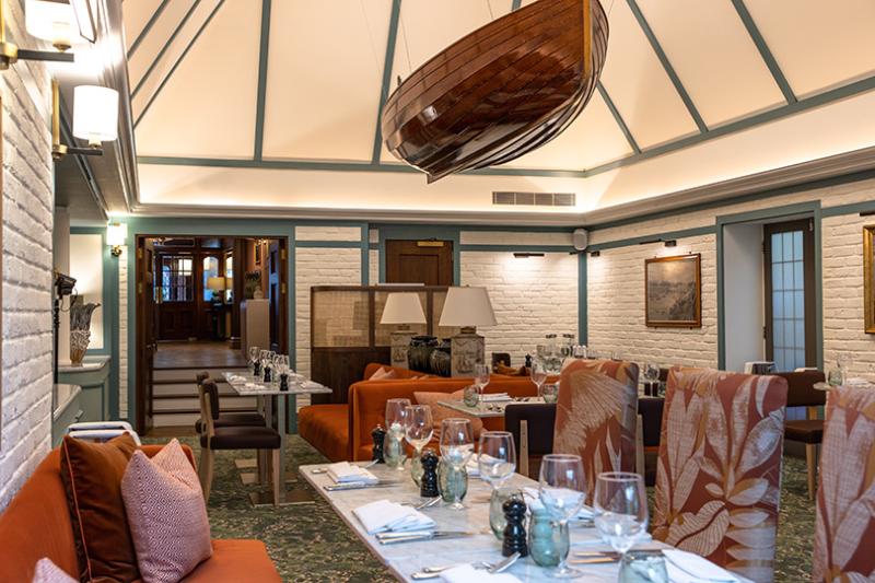 The Clipper restaurant is created in partnership with Mosimann's