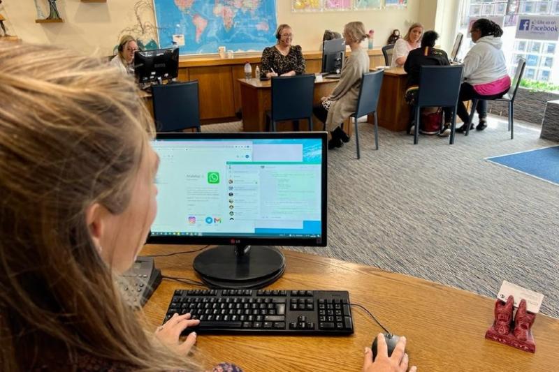 Meon Valley's team access WhatsApp on their computers and work phones