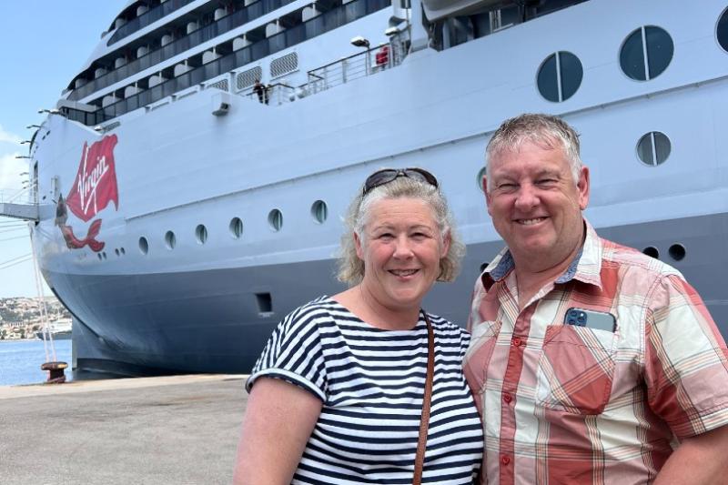 Rachael and Colman Coyne answer WhatsApp queries while they're abroad