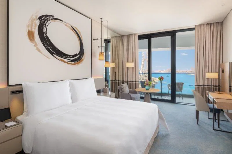 A sea facing Deluxe King Balcony bedroom