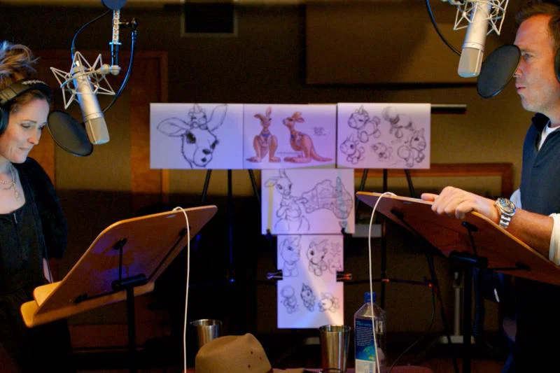 Rose Byrne and Will Arnett voice characters in the new campaign (Image credit: Tourism Australia)