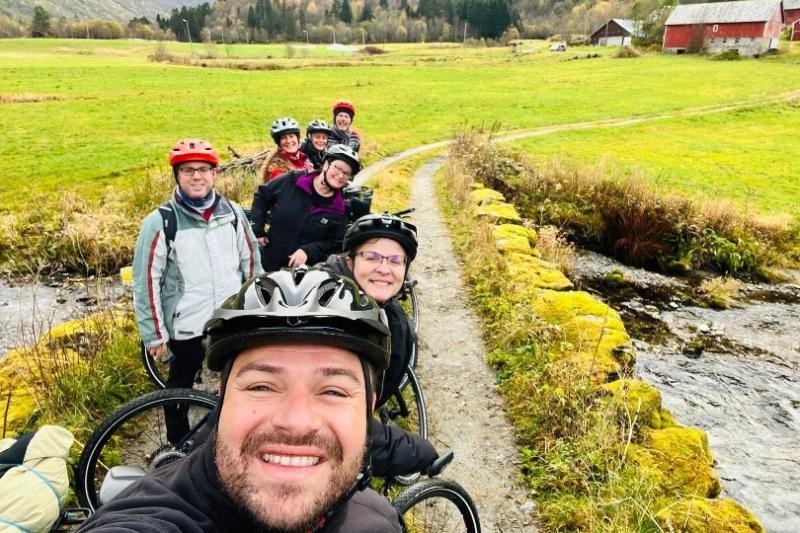 Exploring the Norang Valley with the help of e-bikes