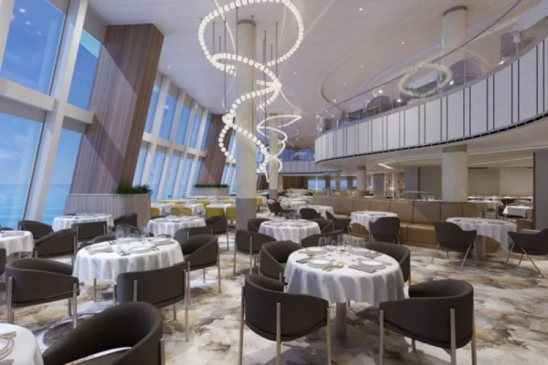 Sun Princess's new Horizons dining room (Credit: Princess Cruises)