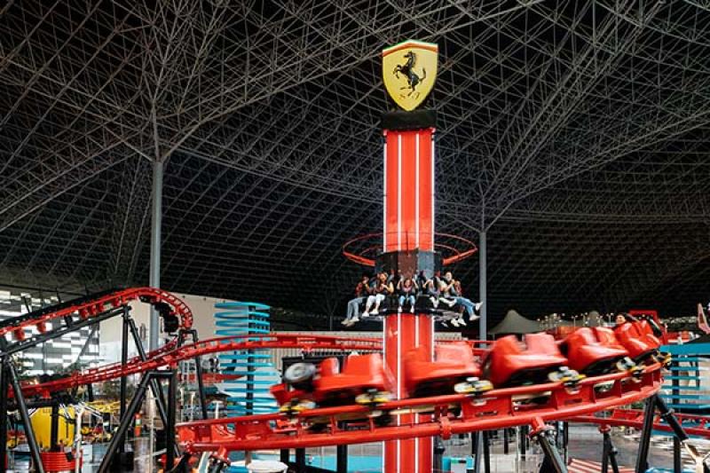Experience the fun rides at Ferrari World Abu Dhabi