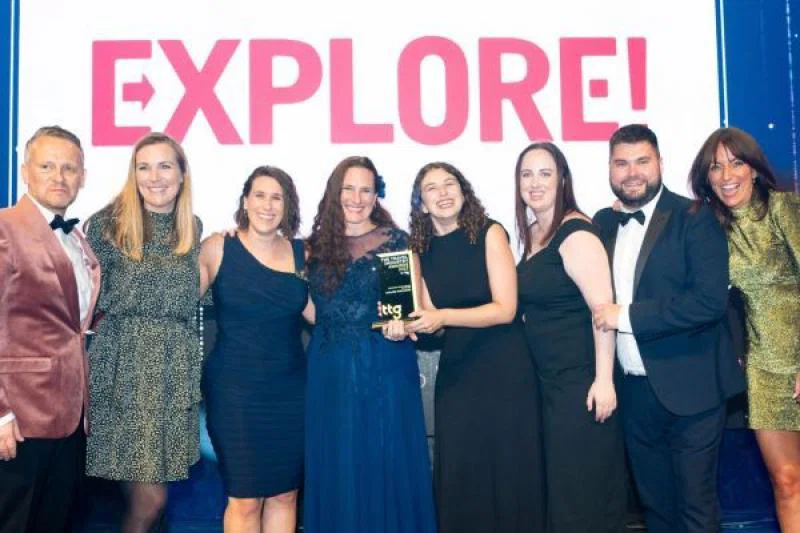 Explore team pay tribute to late founder Derek Moore after Travel Industry Awards triumph