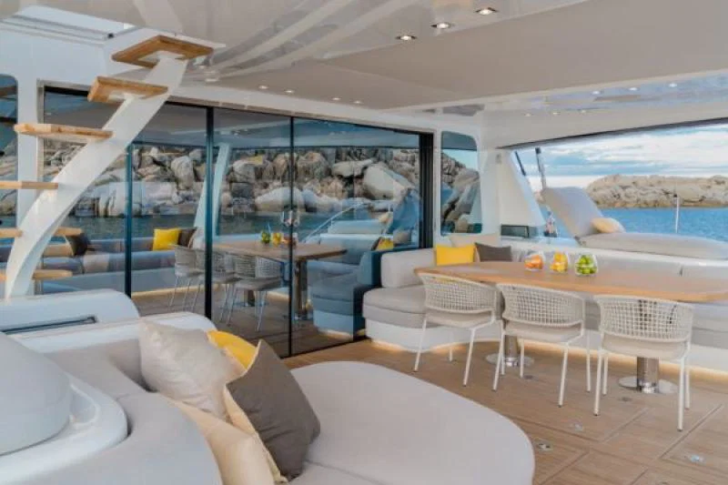 The interior of Spirit of Ponant