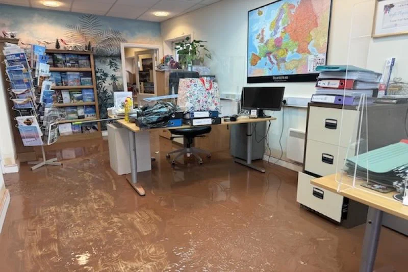 Tenbury Wells, Traveltrail, floods, storm bert, (Credit: Charlotte Barnett)