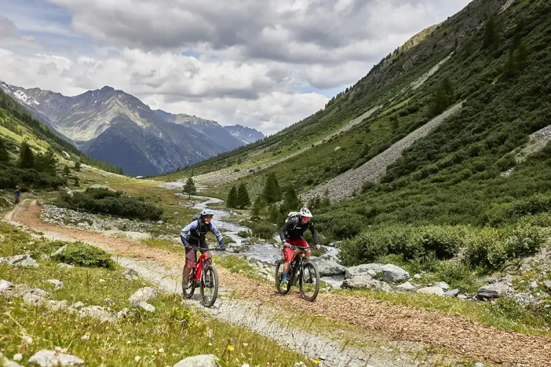 Direct mountain bike enthusiasts to Paznaun-Ischgl. Credit: TVB Paznaun Ischgl