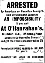 Arrested Ad OHanrahan Travel