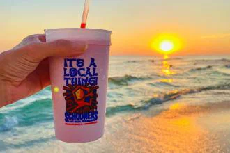 Sunset at Schooners in Panama City Beach, Florida