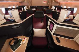Business Class Extra Space seats on SWISS
