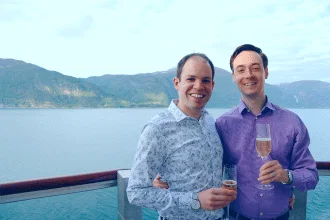 Ben and Hugh Eddon-Carruthers, owners of Huben Travel